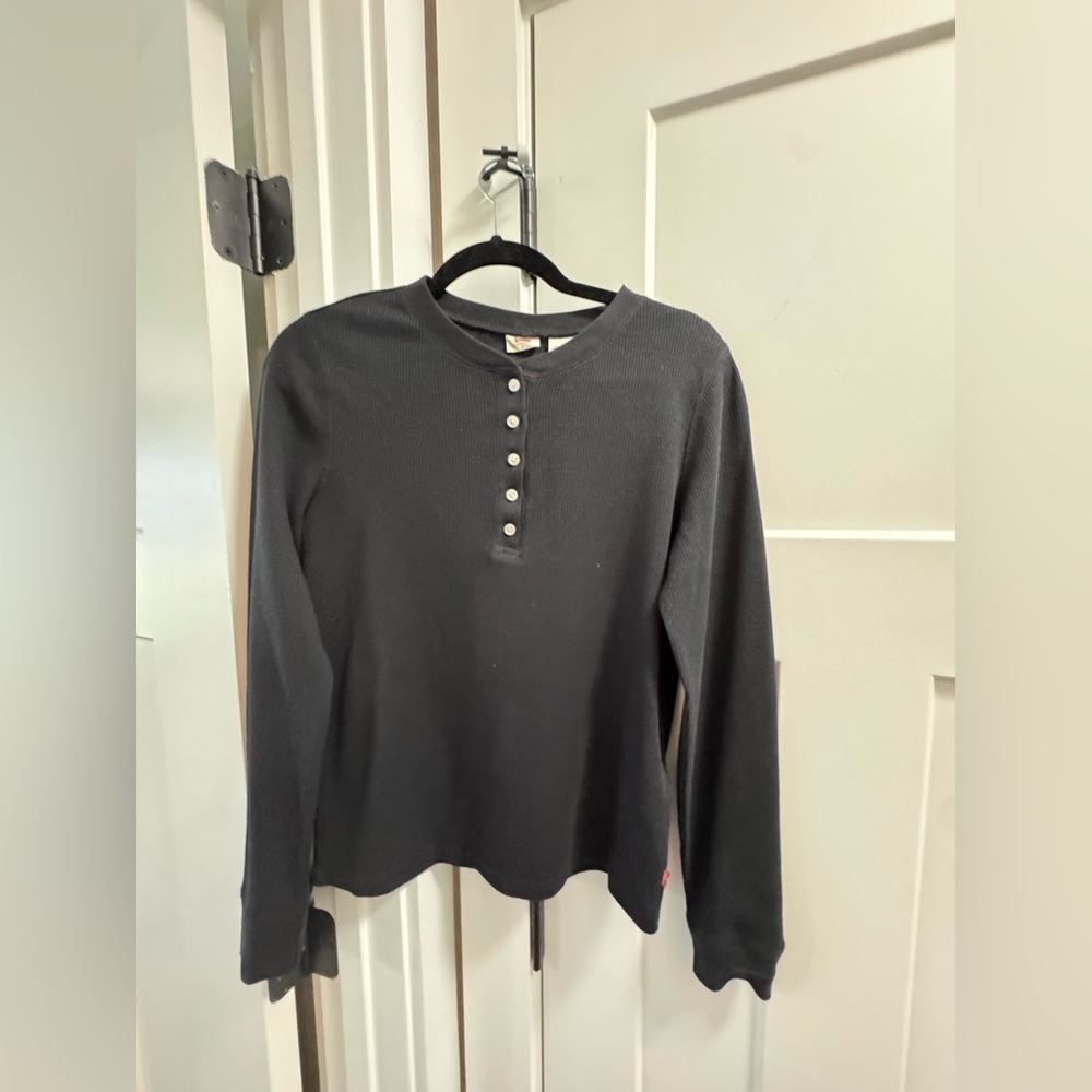 Levi's Henley Shirt Sz M